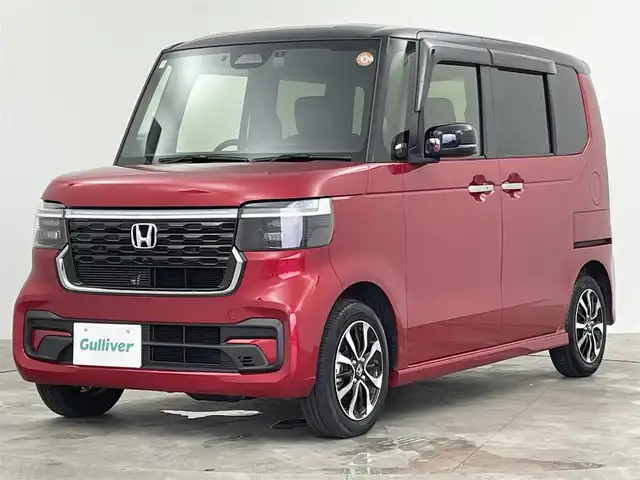 ホンダ Ｎ ＢＯＸ カスタム コーディネートスタイル 群馬県 2024(令6)年 0.3万km プレミアムクリスタルレッドM 純正９インチナビ　バックカメラ　両側パワースライドドア　アダプティブクルーズコントロール　ＬＥＤ　シートヒーター　純正１４インチＡＷ　ステアリングリモコン　ドライブレコーダー　パーキングセンサー　禁煙