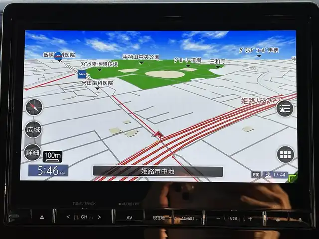 三菱 デリカＤ：５ G 兵庫県 2019(平31)年 4.8万km ウォームホワイトパール ディーラー10インチナビ/（CD/DVD/BT/フルセグTV）/フリップダウンモニター/全方位カメラ/両側パワースライドドア/レーンキーピングサポート/レーダークルーズコントロール/ETC/LEDヘッドライト/AUTOライト/スマートキー/スペアキー