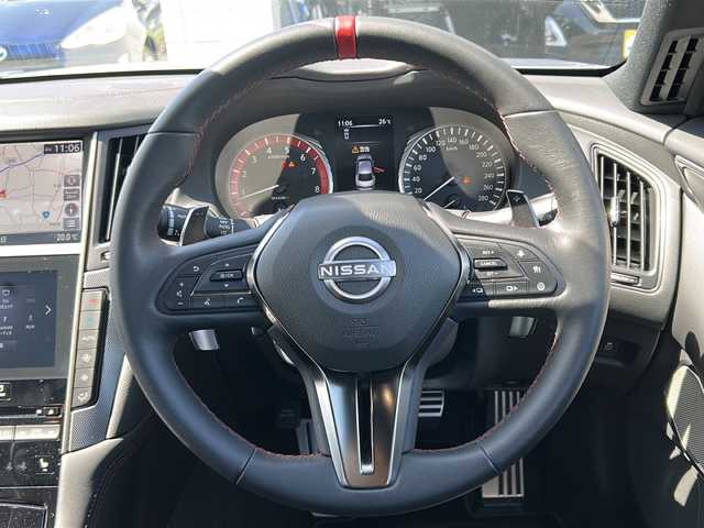 日産 スカイライン ニスモ 栃木県 2024(令6)年 1.3万km グレー 1000台限定車/専用シリアルナンバープレート 370/1000/スカイライン NISMO 限定色 ステルスグレー/ワンオーナー/電動ガラスサンルーフ/純正SDナビ/Bluetooth CD DVD/TV　フルセグ/BOSE Performance サウンドシステム/アラウンドビューモニター/前後ドライブレコーダー/ETC2.0/追従式クルーズコントロール/コーナーセンサー/衝突被害軽減システム/パドルシフト/保証書/記録簿/取扱説明書