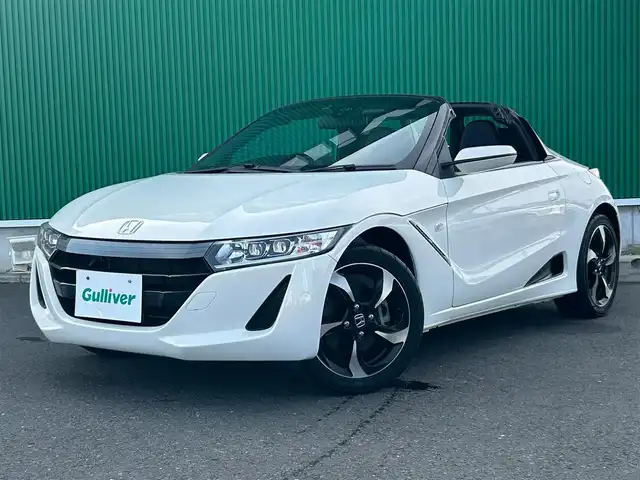ホンダ Ｓ６６０ α 宮城県 2016(平28)年 4万km プレミアムスターホワイトパール センターディスプレイ/・6.1インチワイドディスプレイ/・Bluetooth/・HDMI/シティブレーキアクティブシステム/＝＝＝/革巻きステアリング/ステアリングスイッチ/パドルシフト/クルーズコントロール/ハーフレザーシート/LEDヘッドランプ/オートライト/スマートキー＆プッシュスタート/純正15インチAW（フロント）/純正16インチAW（リア）/純正フロアマット/Wエアバッグ