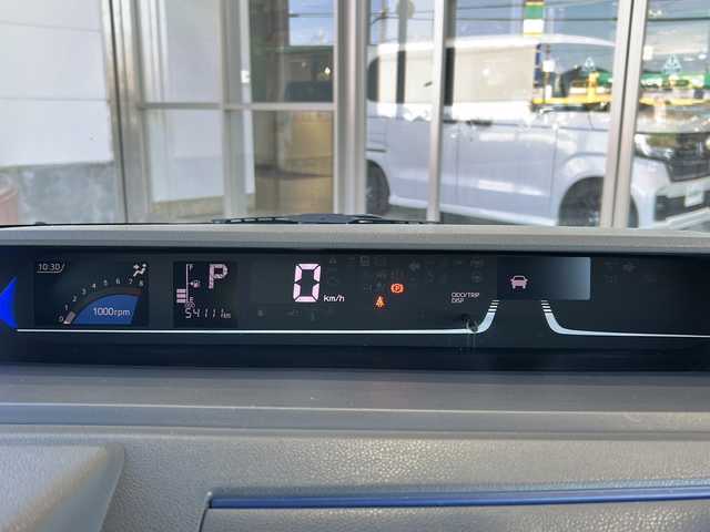 ダイハツ タント カスタム RS 静岡県 2019(令1)年 5.5万km ブラックマイカメタリック 【安全装備】/スマートアシスト/衝突回避・軽減ブレーキ機能 /（車速約4km/hから80km/h間時警報アラーム喚起作動/（前車相対速度約30km/h未満時衝突回避機能作動）/（前車相対速度約30km/hから80km/h時衝突軽減ブレーキ作動）/（対歩行者：車速約30km/h未満時回避機能作動、50km/h未満時軽減機能作動）/オートハイビーム（作動車速：約25km/h以上時）/誤発進抑制機能（障害物検知範囲前方4m以内・後方3m以内）/車線逸脱警報＆逸脱抑制制御（作動車速：約60km/h以上時）/先行車発進お知らせ機能/進入禁止標識認識機能/【主要装備】/純正ナビ　/フルセグテレビ　/アラウンドビューモニター　/ＥＴＣ　/両側パワースライドドア　/前席シートヒーター　/ハーフレザーシート　/スマートキー　/プッシュスタート　/ＬＥＤ　/後席モニター　/アイドリングストップ