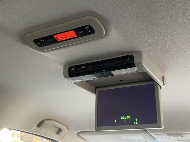 日産 エルグランド ライダー 黒クロス マニュアル 静岡県 2010(平22)年 11.3万km ブリリアントホワイトパール １オーナー　/純正ナビ（HC510D-W）/地デジ　/Bカメラ　/純正後席モニター/両側パワスラ　/木目調パネル　/ハーフレザーシート/ETC　/オートライト　/オーテック18インチAW　/ウィンカーミラー　/スマートキー　/スペアキー　/保証書　/取説