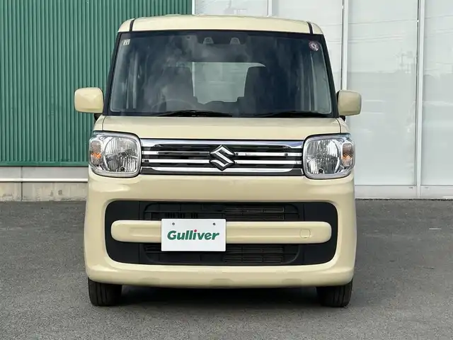 スズキ スペーシア HYBRID G 福岡県 2023(令5)年 3.2万km シフォンアイボリーM ETC/Bluetooth接続/エンジンスタートボタン/スマートキー/車外バックカメラ/後方コーナーセンサー/オートライト/盗難防止装置/レーンキープアシスト/横滑り防止装置