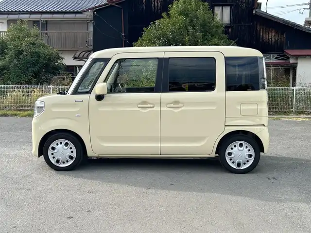 スズキ スペーシア HYBRID G 福岡県 2023(令5)年 3.2万km シフォンアイボリーM ETC/Bluetooth接続/エンジンスタートボタン/スマートキー/車外バックカメラ/後方コーナーセンサー/オートライト/盗難防止装置/レーンキープアシスト/横滑り防止装置