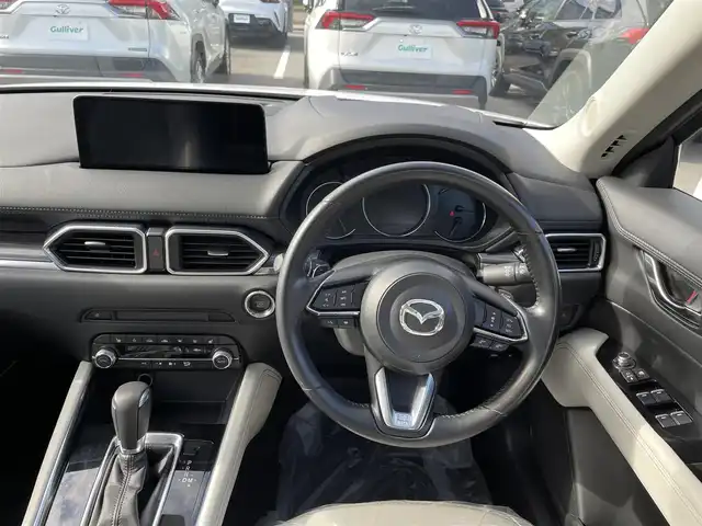 マツダ ＣＸ－５ XD エクスクルーシブモード 大阪府 2022(令4)年 3.7万km スノーフレイクホワイトパールマイカ 純正ナビ　/全方位モニター　/前後ドライブレコーダー　/ＥＴＣ　/ＢＳＭ　/ＨＵＤ　/パワーバックドア　/パドルシフト　/ターボ/レーダークルーズコントロール　/Ｄ／Ｎ席パワーシート　/シートヒーター　/ステアリングヒーター/革巻きステアリング/純正フロアマット/LEDヘッド/純正19インチAW/スペアキー/保証書