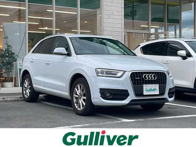 アウディ Ｑ３ 2．0 TFSI クワトロ 静岡県 2013(平25)年 4.2万km 白 社外ナビ/純正地デジTV/バックカメラ/レザーシート/シートヒーター/純正17インチAW/キーレス/スペアキー/ETC/保証書/取説
