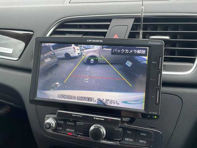 アウディ Ｑ３ 2．0 TFSI クワトロ 静岡県 2013(平25)年 4.2万km 白 社外ナビ/純正地デジTV/バックカメラ/レザーシート/シートヒーター/純正17インチAW/キーレス/スペアキー/ETC/保証書/取説
