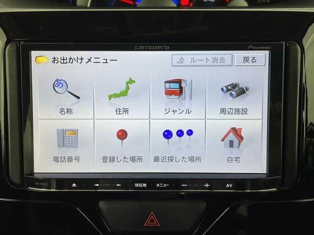 ダイハツ タント カスタム X SA 新潟県 2014(平26)年 3.2万km ブライトシルバーメタリック 衝突被害軽減ブレーキ/社外HDDナビ/　　CD/AM/FM/ワンセグ//バックモニター/片側パワースライドドア/HIDオートライト/純正アルミホイール付/アイドリングストップ/純正フロアマット/ドアバイザー/後席サンシェード/スマートキー