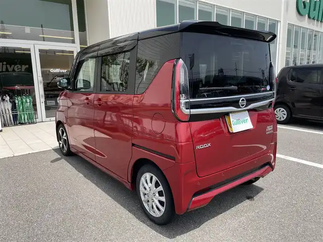 日産 ルークス HWS Gターボ プロパイロットED 石川県 2021(令3)年 5.3万km スパークリングレッド/ブラック 純正9型ナビ/フルセグTV/アラウンドビューモニター/LEDヘッドライト/エマージェンシーブレーキ/純正アルミホイール/プロパイロット/両側パワースライドドア/インテリキー/プッシュスタート/電動ミラー/オートライト/オートエアコン/ドライブレコーダー/保証書