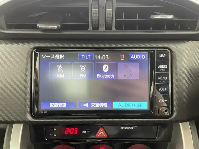 トヨタ ８６ GT 群馬県 2019(令1)年 3.1万km クリスタルホワイトパール スペアタイヤ/＝＝＝＝＝/純正７インチナビ/純正ETC/バックカメラ/クルーズコントロール/パドルシフト/ステアリングスイッチ/純正フロアマット/革巻きステアリング/360度ドライブレコーダー/レーザー受信対応レーダー探知機(ZERO708LV)