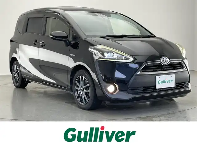 トヨタ シエンタ ハイブリッド G 愛知県 2015(平27)年 8.9万km ブラックマイカ 純正ナビ　フルセグＴＶ　Ｂｌｕｅｔｏｏｔｈ　シートヒーター　両側パワースライドドア　セーフティセンス　衝突軽減　車線逸脱　バックカメラ　ＥＴＣ　フロアマット　ＬＥＤオートライト　フォグライト　禁煙車