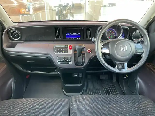 ホンダ Ｎ ＯＮＥ プレミアム Lパッケージ 三重県 2013(平25)年 4万km 黄 ワンオーナー/ディスプレイオーディオ/CD再生/バックカメラ/プッシュスタート/純正14インチアルミホイール/スマートキー/オートライト/純正フロアマット/ETC/取扱説明書/新車時保証書/スペアキー1本