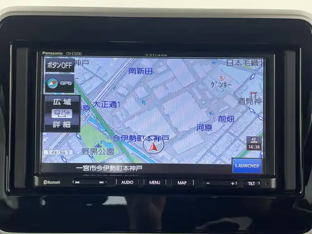 スズキ スペーシア ギア HYBRID XZ 愛知県 2020(令2)年 2.6万km クールカーキパールメタリック/ガンメタリック2トーン スズキセーフティサポート/　　・デュアルカメラブレーキサポート/　　・車線逸脱警報機能/　　・車線逸脱抑制機能/　　・ふらつき警報/　　・アダプティブクルーズコントロール/　　・ハイビームアシスト/ストラーダ7インチナビ/　　CD/DVD/BT/ワンセグ/バックカメラ/ドライブレコーダー/ETC/革巻きステアリング/シートヒーター（前席）/両側パワースライドドア/ルーフレール/純正LEDヘッドライト/フォグランプ