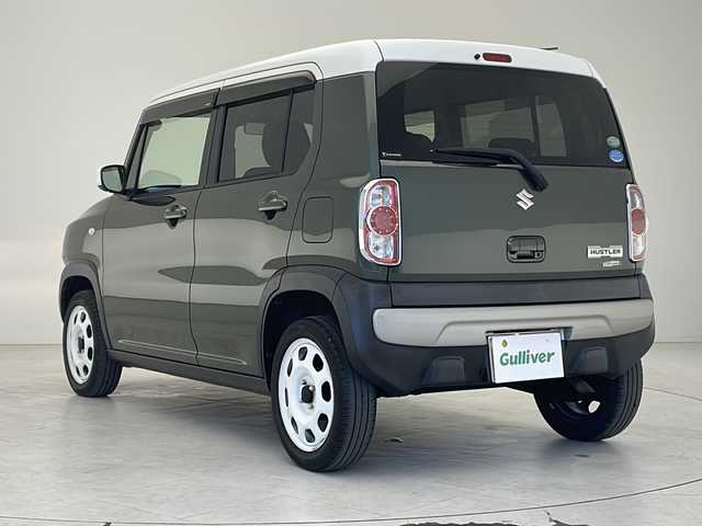 スズキ ハスラー G ターボ 沖縄県 2019(平31)年 7.1万km クールカーキパールメタリック/ホワイト2トーンルーフ 社外ナビ 【CN-RE05WD】/　(フルセグTV/Bluetooth/CD/DVD/AM/FM)/バックカメラ/ETC/衝突軽減システム/レーンキープアシスト/デュアルブレーキサポート/スマートキー/ステアリングスイッチ/アイドリングストップ/スマートキー/ステアリングスイッチ/アイドリングストップ