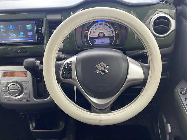 スズキ ハスラー G ターボ 沖縄県 2019(平31)年 7.1万km クールカーキパールメタリック/ホワイト2トーンルーフ 社外ナビ 【CN-RE05WD】/　(フルセグTV/Bluetooth/CD/DVD/AM/FM)/バックカメラ/ETC/衝突軽減システム/レーンキープアシスト/デュアルブレーキサポート/スマートキー/ステアリングスイッチ/アイドリングストップ/スマートキー/ステアリングスイッチ/アイドリングストップ