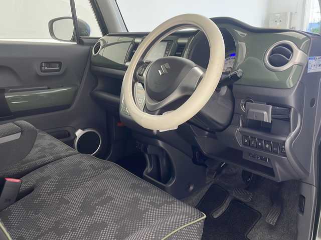 スズキ ハスラー G ターボ 沖縄県 2019(平31)年 7.1万km クールカーキパールメタリック/ホワイト2トーンルーフ 社外ナビ 【CN-RE05WD】/　(フルセグTV/Bluetooth/CD/DVD/AM/FM)/バックカメラ/ETC/衝突軽減システム/レーンキープアシスト/デュアルブレーキサポート/スマートキー/ステアリングスイッチ/アイドリングストップ/スマートキー/ステアリングスイッチ/アイドリングストップ