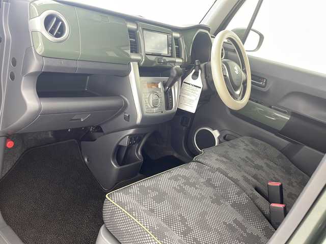 スズキ ハスラー G ターボ 沖縄県 2019(平31)年 7.1万km クールカーキパールメタリック/ホワイト2トーンルーフ 社外ナビ 【CN-RE05WD】/　(フルセグTV/Bluetooth/CD/DVD/AM/FM)/バックカメラ/ETC/衝突軽減システム/レーンキープアシスト/デュアルブレーキサポート/スマートキー/ステアリングスイッチ/アイドリングストップ/スマートキー/ステアリングスイッチ/アイドリングストップ