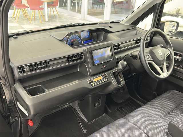 スズキ ワゴンＲ HYBRID FZ 岐阜県 2018(平30)年 7.4万km ブルーイッシュブラックパール3 シティーブレーキサポート/メモリナビ/Bluetooth/TV/バックカメラ/ETC/レーンキープ/オートライト/ドライブレコーダー/シートヒーター/LEDヘッドライト/スマートキー/プッシュスタート/保証書/取扱説明書