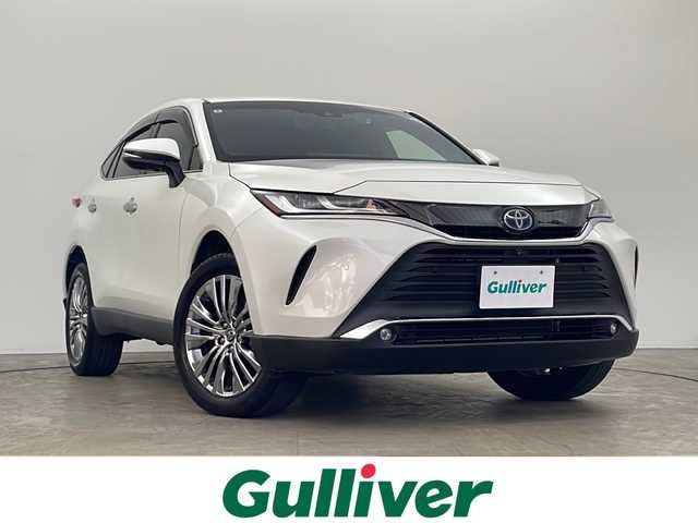 トヨタ ハリアー ハイブリッド Z レザーパッケージ 秋田県 2021(令3)年 5.9万km ホワイトパールクリスタルシャイン ４WD/純正メモリナビ(Bluetooth/フルセグ)/ETC2.0/クルーズコントロール/レーンキープアシスト/前後コーナーセンサー/前席パワーシート/前後ドライブレコーダー/パワーバックドア/純正AW/デジタルインナーミラー/JBLプレミアムサウンド/ステアリングリモコン/トヨタセーフティー/ステアリングヒーター/オートマチックハイビーム/LEDヘッドライト/スマートキー/スペアキー