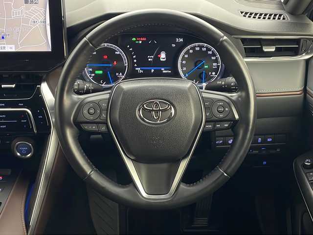 トヨタ ハリアー ハイブリッド Z レザーパッケージ 秋田県 2021(令3)年 5.9万km ホワイトパールクリスタルシャイン ４WD/純正メモリナビ(Bluetooth/フルセグ)/ETC2.0/クルーズコントロール/レーンキープアシスト/前後コーナーセンサー/前席パワーシート/前後ドライブレコーダー/パワーバックドア/純正AW/デジタルインナーミラー/JBLプレミアムサウンド/ステアリングリモコン/トヨタセーフティー/ステアリングヒーター/オートマチックハイビーム/LEDヘッドライト/スマートキー/スペアキー