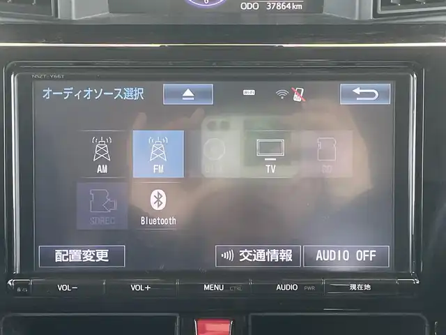 トヨタ ルーミー カスタムG－T 和歌山県 2017(平29)年 3.8万km マゼンタベリーマイカM 純正9インチナビ（NSZT-Y66T)/バックカメラ/フルセグTV/衝突軽減ブレーキ/クルーズコントロール/横滑り防止/後方コーナーセンサー/オートライト/ドラレコ/ビルトインETC/両側パワスラ/シートヒーター/ステリモ/LEDヘッドライト/フォグランプ/後席サンシェード