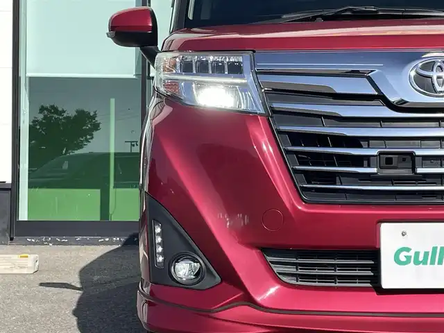 トヨタ ルーミー カスタムG－T 和歌山県 2017(平29)年 3.8万km マゼンタベリーマイカM 純正9インチナビ（NSZT-Y66T)/バックカメラ/フルセグTV/衝突軽減ブレーキ/クルーズコントロール/横滑り防止/後方コーナーセンサー/オートライト/ドラレコ/ビルトインETC/両側パワスラ/シートヒーター/ステリモ/LEDヘッドライト/フォグランプ/後席サンシェード