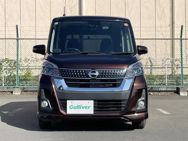 日産 デイズ ルークス ハイウェイスターX 東京都 2017(平29)年 5.5万km モカブラウンP 社外ナビ　/フルセグＴＶ　/ＣＤ　/Ｂｌｕｅｔｏｏｔｈ　/全周囲カメラ　/片側電動スライドドア　/シートヒーター　/ドアバイザー　/前後ドライブレコーダー　/ＡＢＳ　/横滑り防止装置　/盗難防止装置　/オートライト/フォグランプ