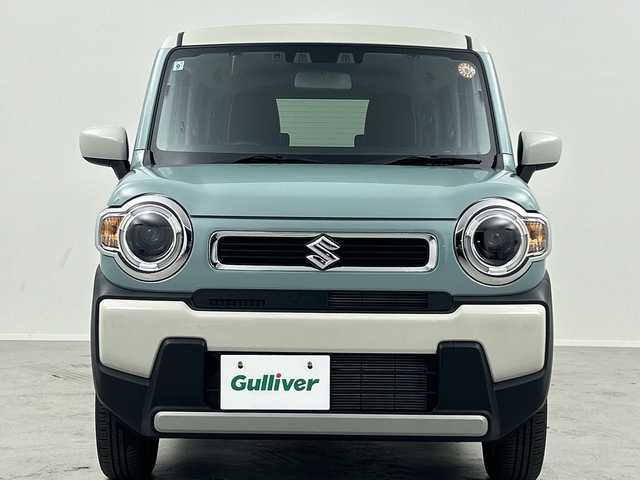 スズキ ハスラー HYBRID G 福島県 2024(令6)年 0.4万km オフブルーメタリック/ソフトベージュメタリック /禁煙車//レーダークルーズコントロール//社外ナビ/CD・DVD・フルセグTV・BT//シートヒーター//レーンアシスト//オートハイビーム//ステアリングリモコン//ダウンヒルアシスト//ＬＥＤライト//リアコーナーセンサー//ＥＴＣ//取扱説明書//保証書