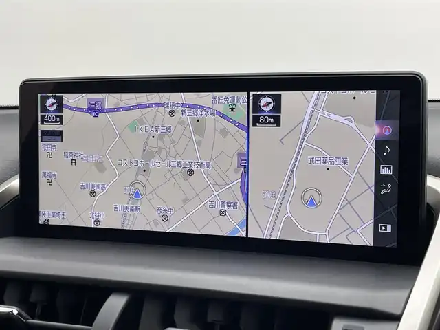 レクサス ＮＸ 300 バージョンL 埼玉県 2019(令1)年 3.6万km グラファイトブラックガラスフレーク サンルーフ/黒レザーシート/純正１０．２５型ナビ/　CD　DVD　Bluetooth　USB　MiraCast　フルセグＴＶ/パノラミックビューモニター/衝突被害軽減/レーダークルーズコントロール/レーンキープアシスト/ブラインドスポットモニター/ヘッドアップディスプレイ/パワーバックドア/シートヒーター/シートベンチレーション/ステアリングヒーター/メモリ機能付きパワーシート/パドルシフト/LEDオートライト/ETC2.0/純正１８インチアルミホイール