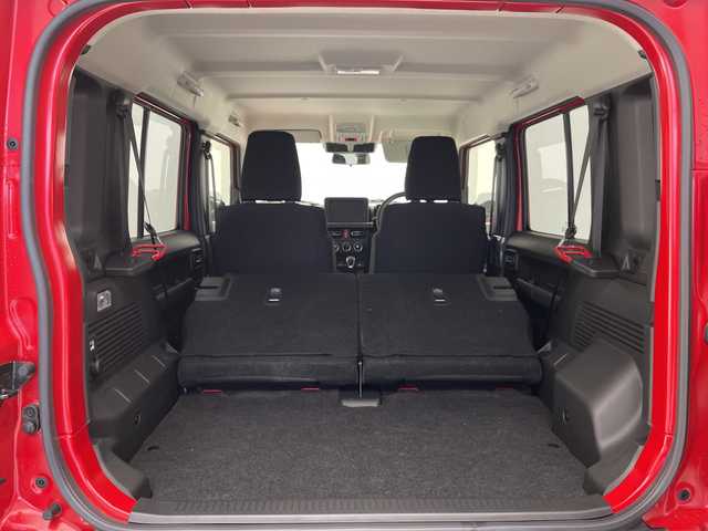 スズキ ジムニー ノマド FC 愛知県 2025(令7)年 0.1千km 赤 登録済未使用車/レーダークルーズコントロール/シートヒーター/純正アルミホイール/LEDヘッドライト/レーンキープアシスト/ダウンヒルアシストコントロール/オートマチックハイビーム/衝突軽減システム/ステアリングスイッチ/スマートキー/プッシュスタート