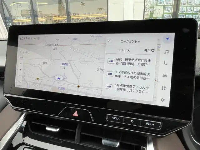 トヨタ ハリアー G 長崎県 2023(令5)年 1.8万km ブラック /純正12.3インチナビ　バックカメラ/(AM/FM/Bluetooth/フルセグTV)//衝突軽減システム//LEDヘッドライト//オートライト//オートハイビーム//ブラインドスポットモニター//クルーズコントロール//オートブレーキホールド//デジタルインナーミラー//パワーバックドア//パワーシート//プッシュスタート//スマートキー//ETC2.0