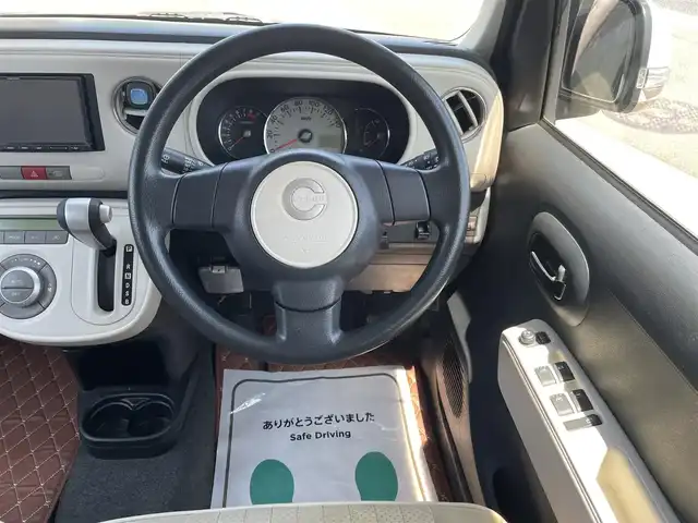 ダイハツ ミラ ココア プラスX 神奈川県 2010(平22)年 6.3万km ココアベージュマイカメタリック 社外ナビ(AM/FM/CD/ワンセグTV/BT)/ABS/フロントフォグライト/ETC/ルーフレール/ドアバイザー/オートエアコン/合皮フロアマット/スペアキー×1/取扱説明書/整備手帳