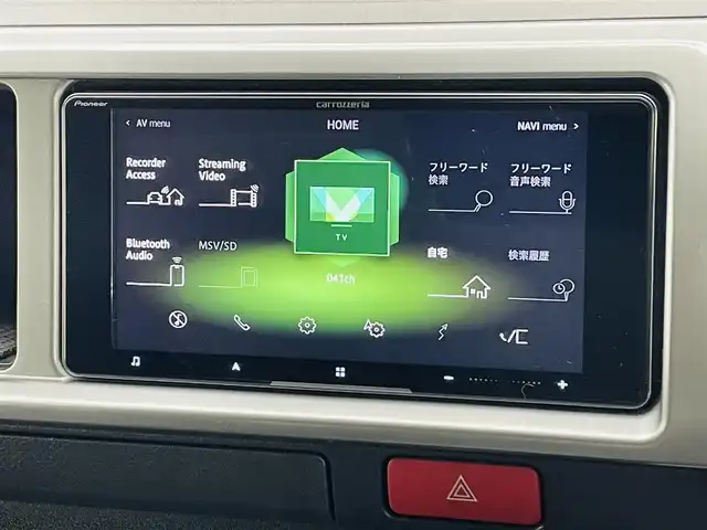 トヨタ ハイエース ファインテックツアラー 福島県 2021(令3)年 3.3万km ホワイトパールクリスタルシャイン ワンオーナー/社外フリップダウンモニター/社外メモリーナビゲーション/型式：AVIC-CW910/【AM/FM/CD/DVD/Bluetooth/フルセグTV】/・AC100v電源/・全方位モニター/・デジタルインナーミラー/・社外ETC/プリクラッシュセーフティ/クルーズコントロール/車線逸脱警報装置/前後コーナーセンサー/両側パワースライドドア/ステアリングスイッチ/社外RSレーダー/RAYS16インチアルミホイール/LEDヘッドライト/・オートライト/・フロントフォグライト/プッシュスタート/・スマートキー/・スペアキー/取扱説明書/・保証書