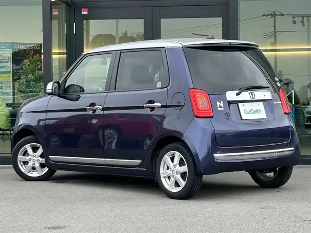 ホンダ Ｎ ＯＮＥ プレミアム Lパッケージ 東京都 2014(平26)年 7.3万km 青 純正オーディオ/ETC/ドライブレコーダー/HIDヘッドライト/フォグ/オートライト/スマートキー/純正14インチAW/ECON