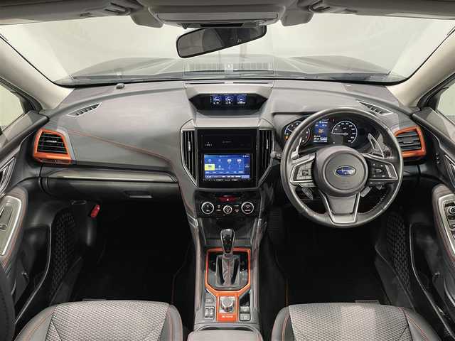 スバル フォレスター X－ブレイク 愛知県 2019(令1)年 5.5万km ダークグレーメタリック ナビ　/アイサイト/衝突軽減ブレーキ/レーダークルーズコントロール/レーンキープアシスト/ブラインドスポットモニター/パーキングセンサー/サイド/バックカメラ/ハンドルヒーター　/全席シートヒーター/運転席/助手席パワーシート/ハーフレザーシート/パドルシフト/前後ドライブレコーダー/ビルトインETC/純正フロアマット/純正17インチアルミホイール