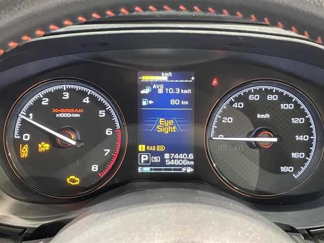 スバル フォレスター X－ブレイク 愛知県 2019(令1)年 5.5万km ダークグレーメタリック ナビ　/アイサイト/衝突軽減ブレーキ/レーダークルーズコントロール/レーンキープアシスト/ブラインドスポットモニター/パーキングセンサー/サイド/バックカメラ/ハンドルヒーター　/全席シートヒーター/運転席/助手席パワーシート/ハーフレザーシート/パドルシフト/前後ドライブレコーダー/ビルトインETC/純正フロアマット/純正17インチアルミホイール