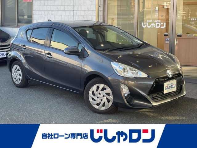 トヨタ アクア S 愛知県 2017(平29)年 6.5万km グレーメタリック (株)IDOMが運営する【じしゃロン豊川店】の自社ローン専用車両になります。こちらは現金またはオートローンご利用時の価格です。自社ローンご希望の方は別途その旨お申付け下さい / 社外SDナビ/　〇 フルセグ対応/　〇 BT対応/ バックカメラ/ ETC/ ドライブレコーダー/ ドアバイザー/ ウインカーミラー/ フロアマット