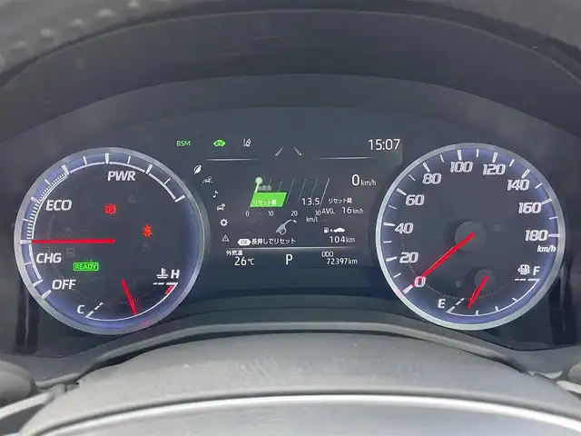 トヨタ クラウン ハイブリッド S Cパッケージ 群馬県 2019(平31)年 7.3万km ホワイトパールクリスタルシャイン トヨタセーフティセンス/・プリクラッシュセーフティ/・レーダークルーズコントロール/・ハイビームアシスト/・ブラインドスポットモニター/・レーントレーシングアシスト/・クリアランスソナー/・パーキングサポートブレーキ/・標識認識/純正8インチナビ/　　Bluetooth/フルセグ/CD/DVD/    FM/AM/USB/Miracast/    AUX/サウンドライブラリ/インテリジェントパーキングアシスト/パノラミックビューモニター/前席パワーシート/前席シートヒーター/ステアリングヒーター/オートLEDヘッドライト/フォグランプ/ヘッドアップディスプレイ/前方ドライブレコーダー/ビルドインETC2.0
