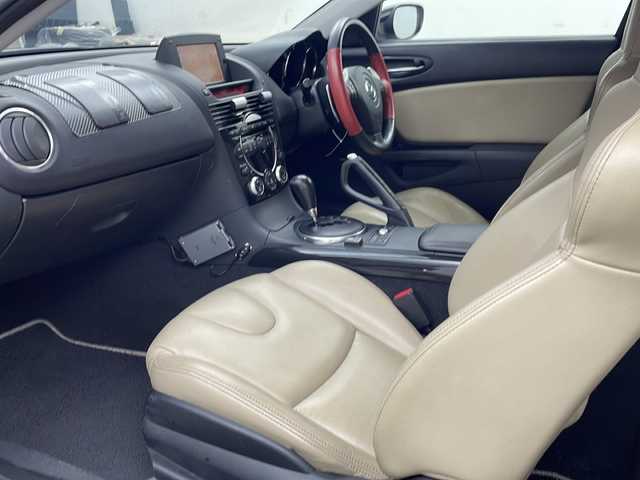 マツダ ＲＸ－８ スポーツ プレステージ LTD 栃木県 2005(平17)年 9.7万km ブリリアントブラック BOSEサウンドシステム/ベージュ革シート/パドルシフト/純正DVDナビ/バックカメラ/クリアランスソナー/ETC/HIDヘッドライト/純正18インチ高輝度塗装アルミホイール/ドアバイザー/Wエアバッグ