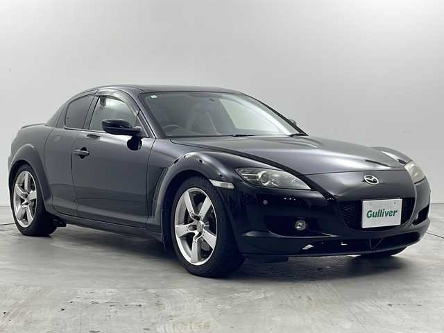 マツダ ＲＸ－８ スポーツ プレステージ LTD 栃木県 2005(平17)年 9.7万km ブリリアントブラック BOSEサウンドシステム/ベージュ革シート/パドルシフト/純正DVDナビ/バックカメラ/クリアランスソナー/ETC/HIDヘッドライト/純正18インチ高輝度塗装アルミホイール/ドアバイザー/Wエアバッグ