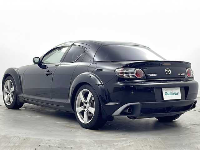 マツダ ＲＸ－８ スポーツ プレステージ LTD 栃木県 2005(平17)年 9.7万km ブリリアントブラック BOSEサウンドシステム/ベージュ革シート/パドルシフト/純正DVDナビ/バックカメラ/クリアランスソナー/ETC/HIDヘッドライト/純正18インチ高輝度塗装アルミホイール/ドアバイザー/Wエアバッグ