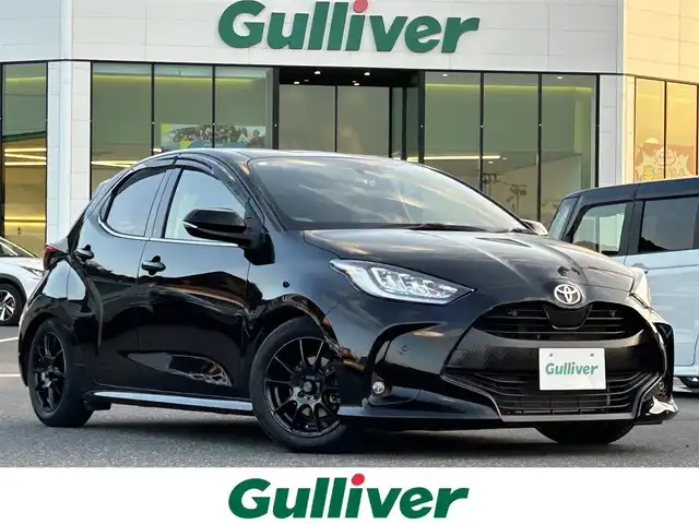 トヨタ ヤリス Z 島根県 2020(令2)年 2.6万km ブラック 登録時走行距離25744km/ワンオーナー/純正ディスプレイオーディオ/デジタルインナーミラー/トヨタセーフティセンス/車高調（RG）/前席シートヒーター/ETC/ドライブレコーダー/社外AW/純正サスペンション（トランク積み込み）/スペアキー×1/オートライト/LEDヘッドライト/バイカラーフォグランプ/禁煙車