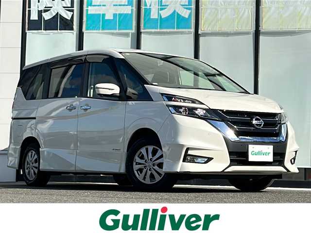 日産 セレナ ハイウェイスターVセレクションⅡ 山形県 2018(平30)年 8.1万km ブリリアントホワイトパール 禁煙車/４WD/プロパイロット/360°セーフティアシスト/・エマージェンシーブレーキ/・車線逸脱警報/・車線逸脱防止支援/・踏み間違い衝突防止アシスト/・標識検知システム/・コーナーセンサー/ALPINナビ/(CD/DVD/フルセグTV/Bluetooth)/アラウンドビューモニター/ビルトインETC/ドライブレコーダー/パワースライドドア/革巻きステアリング/ステアリングスイッチ/電動パーキングスイッチ/ブレーキホールド/LEDオートライト/スマートキー/純正16インチホイール/純正フロアマット/電動格納ウィンカーミラー/ドアバイザー
