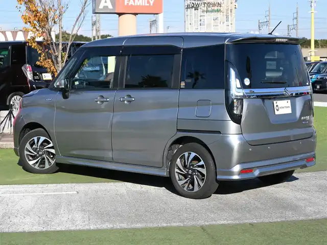 スズキ ソリオ バンディット HV MV 千葉県 2022(令4)年 1.7万km プレミアムシルバーメタリック デュアルカメラブレーキサポート/レーダークルーズコントロール/アイドリングストップ/ヘッドアップディスプレイ/左パワースライドドア/右イージークローザードア/純正ナビ/地デジTV/【DVD/CD再生機能　Bluetooth接続】/全方位モニター/ETC/LEDヘッドライト/LEDフォグライト/ウインカーミラー/リアコーナーセンサー/純正15インチアルミホイル/サイド/カーテンエアバッグ/携帯リモコン