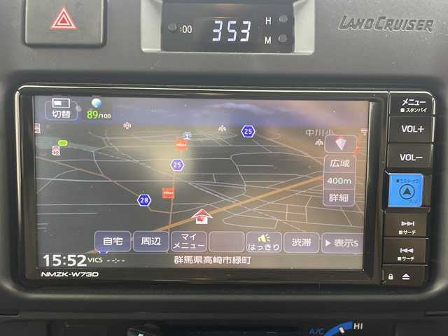 トヨタ ランドクルーザー AX 群馬県 2024(令6)年 1.8万km スーパーホワイトⅡ 純正ナビ　バックカメラ　フルセグＴＶ　電動デフロック　ＥＴＣ　前後ドラレコ　ＬＥＤヘッドライト　ハーフレザーシート　クルーズコントロール　ウッドコンビステアリング　衝突被害軽減ブレーキ　禁煙車