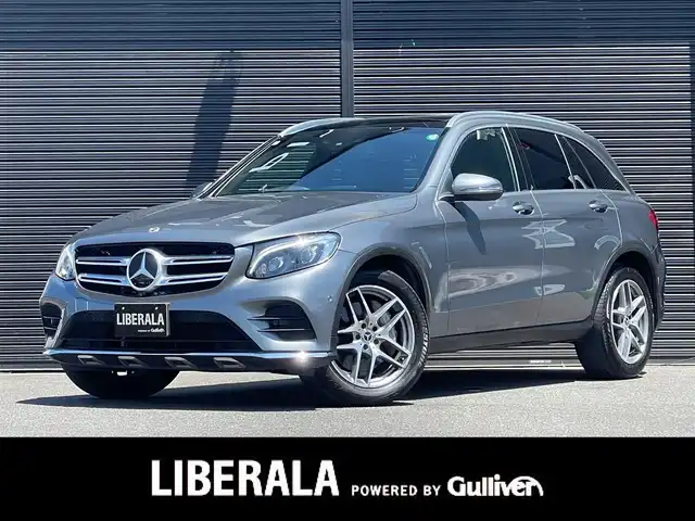 メルセデス・ベンツ ＧＬＣ２２０ d 4マチックスポーツ 本革 山梨県 2019(平31)年 6.9万km セレナイトグレー ワンオーナー/Brumester/360°カメラ/パノラマSR/HUD/黒革/シートヒーター/パフュームアトマイザー/アンビエントライト/ETC/LEDヘッドライト/純正19インチAW