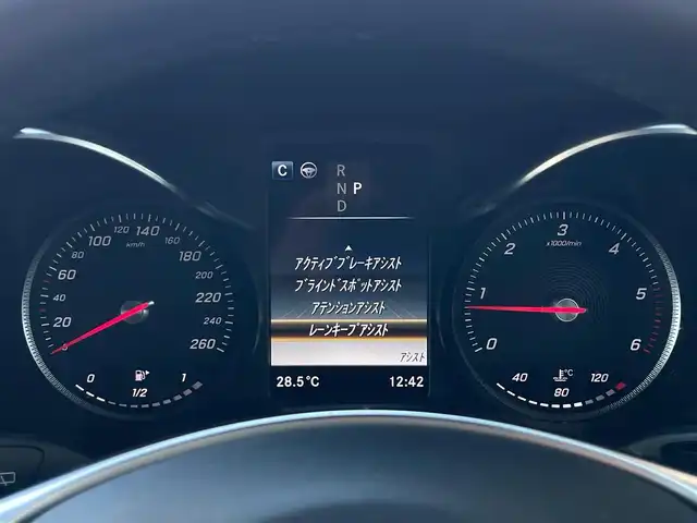 メルセデス・ベンツ ＧＬＣ２２０ d 4マチックスポーツ 本革 山梨県 2019(平31)年 6.9万km セレナイトグレー ワンオーナー/Brumester/360°カメラ/パノラマSR/HUD/黒革/シートヒーター/パフュームアトマイザー/アンビエントライト/ETC/LEDヘッドライト/純正19インチAW