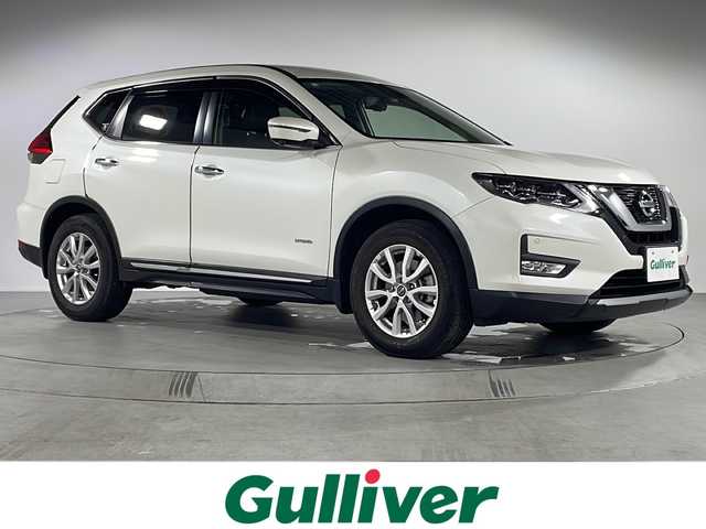 日産 エクストレイル ハイブリッド 20Xi 福岡県 2018(平30)年 4.5万km ブリリアントホワイトパール 純正メモリナビ/フルセグテレビ/バックカメラ/ETC/デジタルインナーミラー/パワーバックドア