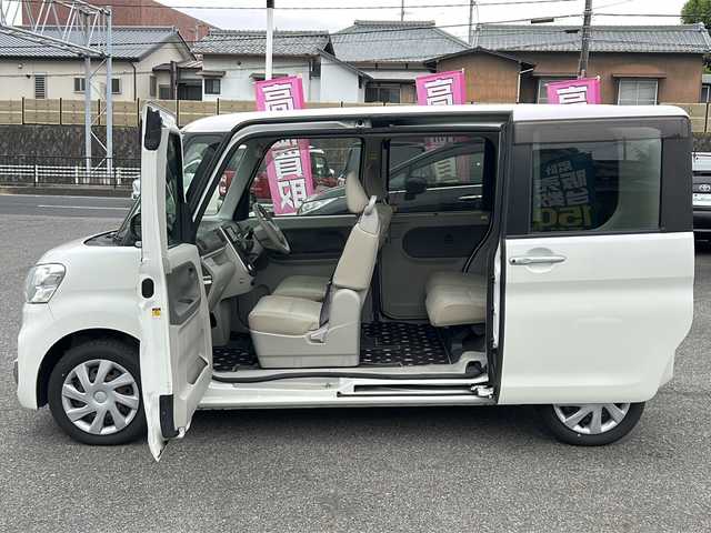 ダイハツ タント X ターボ SAⅡ 愛知県 2015(平27)年 6.1万km パールホワイトⅢ /禁煙車//ワンオーナー//社外ナビ・フルセグTV//バックカメラ//スマートアシスト２//プッシュスタート//電動格納ミラー//ステアスイッチ//オートライト//純正ドアバイザー//純正フロアマット//新車保証書//取扱説明書//スペアキー