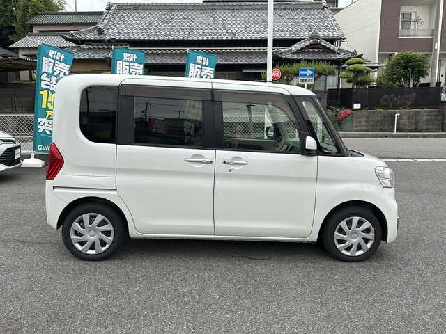ダイハツ タント X ターボ SAⅡ 愛知県 2015(平27)年 6.1万km パールホワイトⅢ /禁煙車//ワンオーナー//社外ナビ・フルセグTV//バックカメラ//スマートアシスト２//プッシュスタート//電動格納ミラー//ステアスイッチ//オートライト//純正ドアバイザー//純正フロアマット//新車保証書//取扱説明書//スペアキー